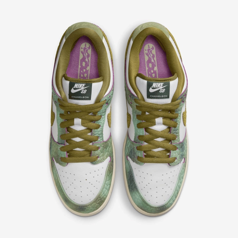 Alexis Sablone x Nike SB Dunk Low Pro White and Pacific Moss