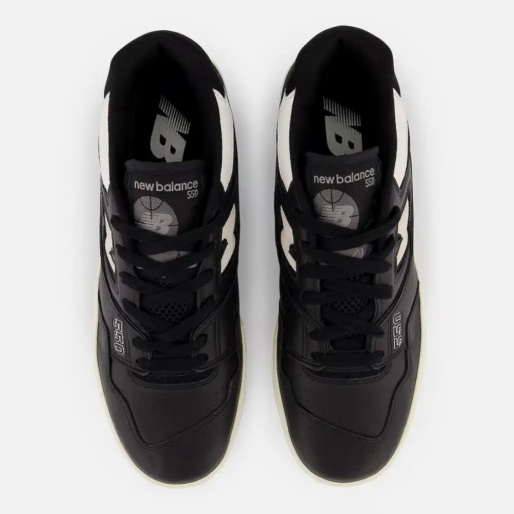New Balance 550 Black Cream White