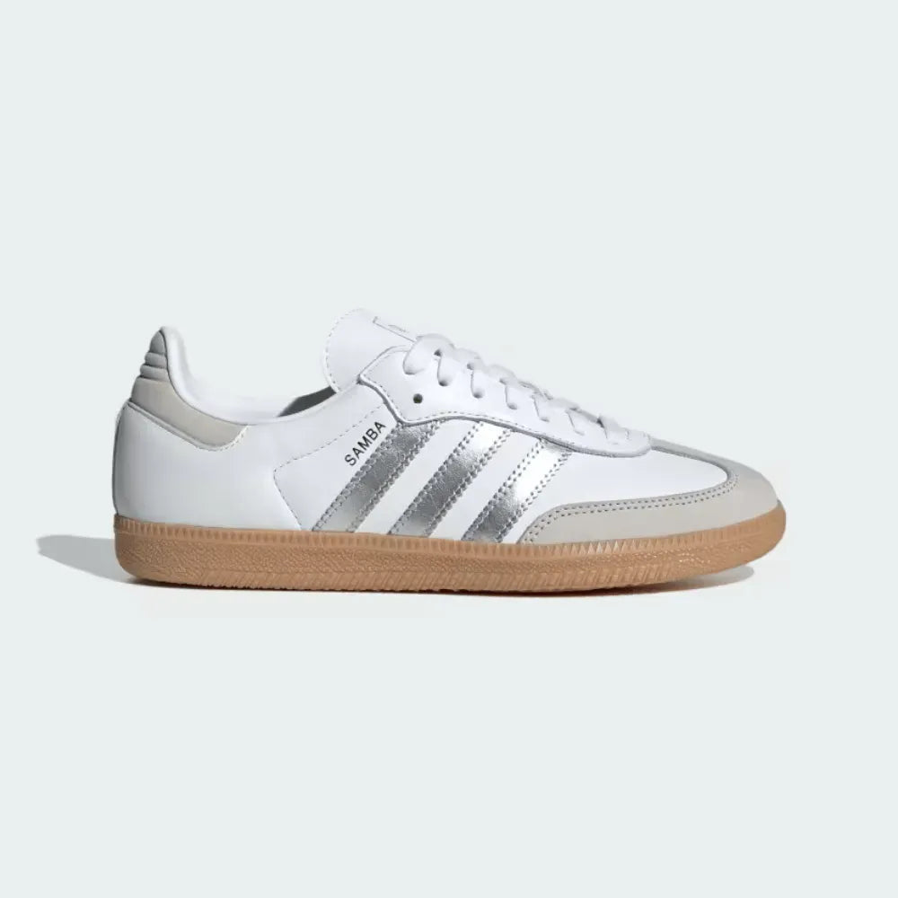 adidas Samba OG Cloud White Silver Metallic