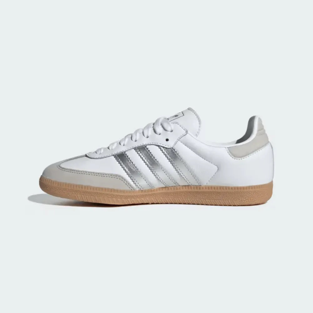 adidas Samba OG Cloud White Silver Metallic