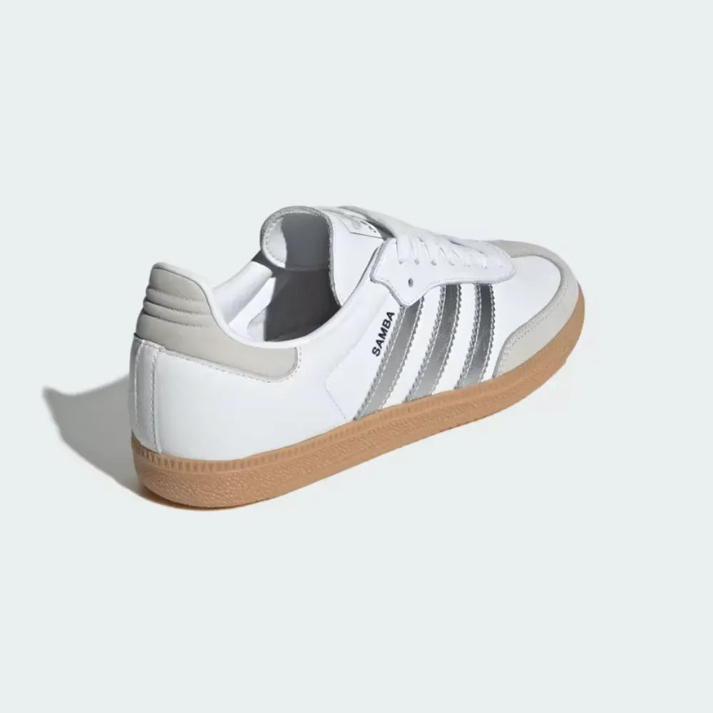 adidas Samba OG Cloud White Silver Metallic