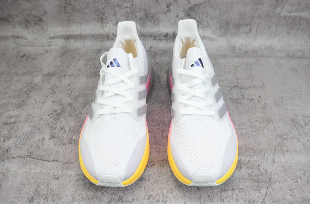 Adidas Ultraboost Light White/silver/pink/yellow