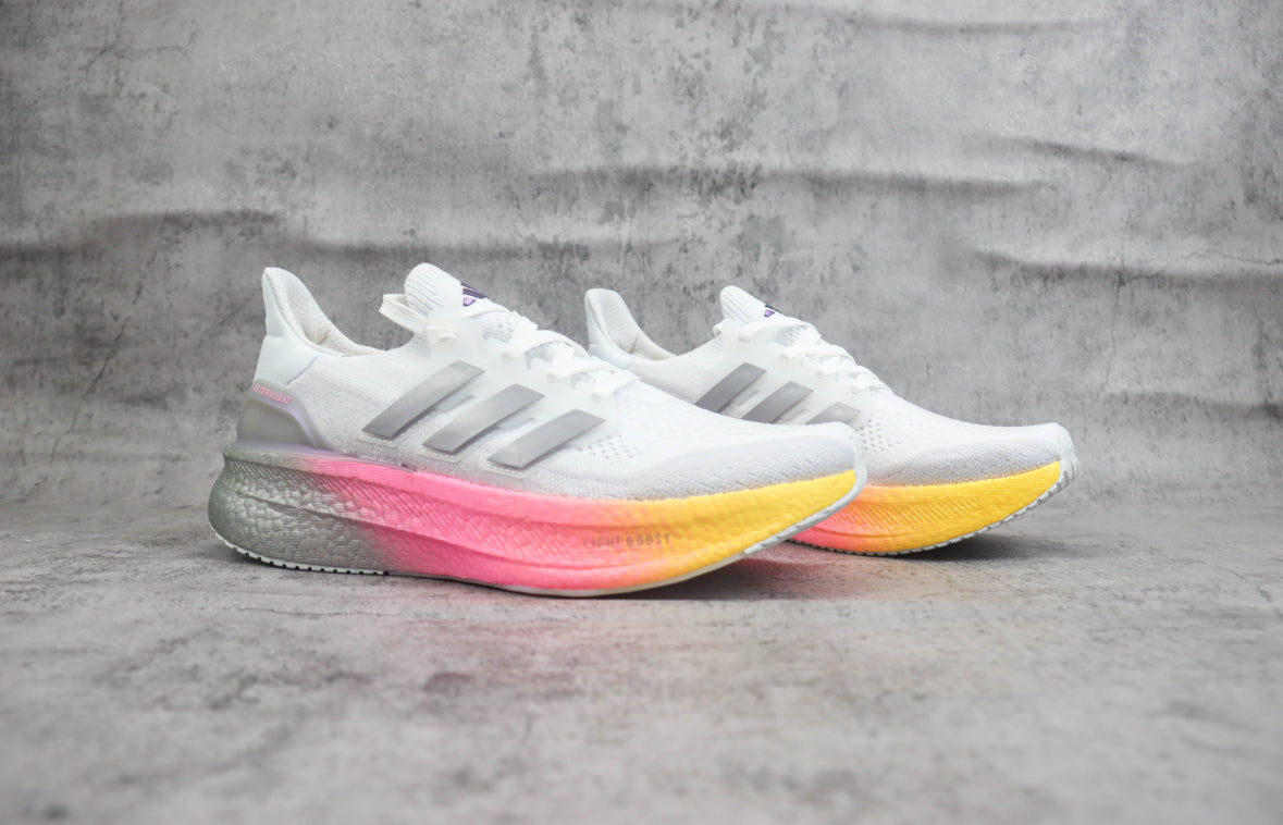 Adidas Ultraboost Light White/silver/pink/yellow