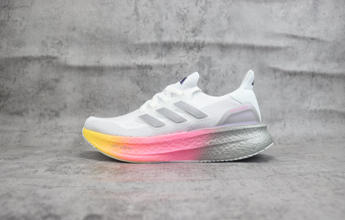 Adidas Ultraboost Light White/silver/pink/yellow