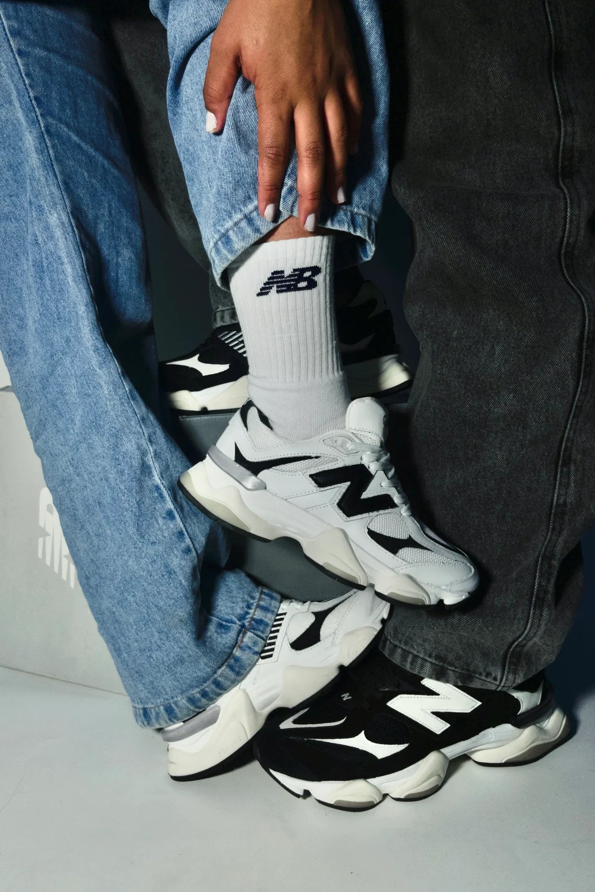 NEW BALANCE 9060 Branco e Preto