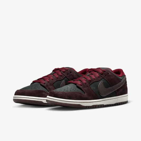 Riot Skateshop x Nike SB Dunk Low Pro Mahogany and Team Red